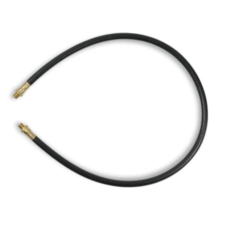 Legacy Manufacturing Workforce Grease Hose, 3/16" x 36" Steel Braid/Rubber, 1/8" MNPT Ends L2230